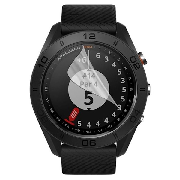 Garmin Approach S60 näyttösuojus [Pakkaus 6] Kestävä Ultra Ohut Muovinen Suojaa Phonillico Transparent