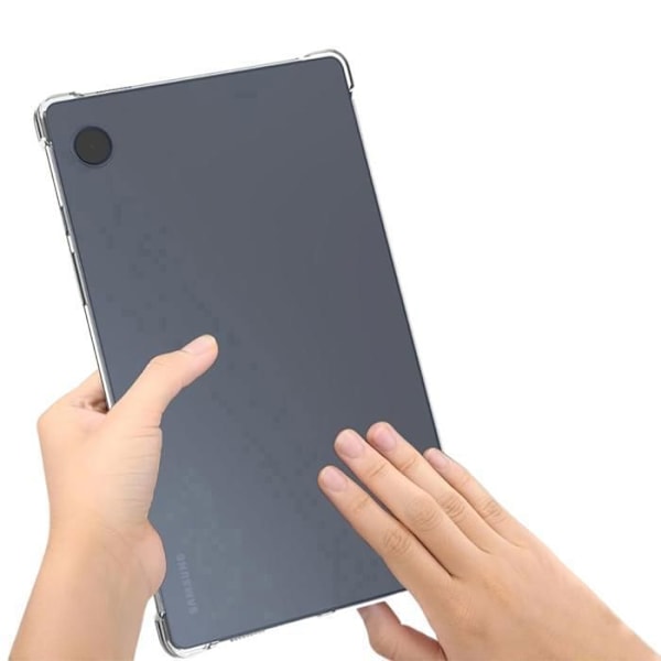 Skydd för Samsung Galaxy Tab A9 PLUS 2023 - Phonillico - Stötbeständig - Mjuk Silikon - Transparent - 11 tum Transparent