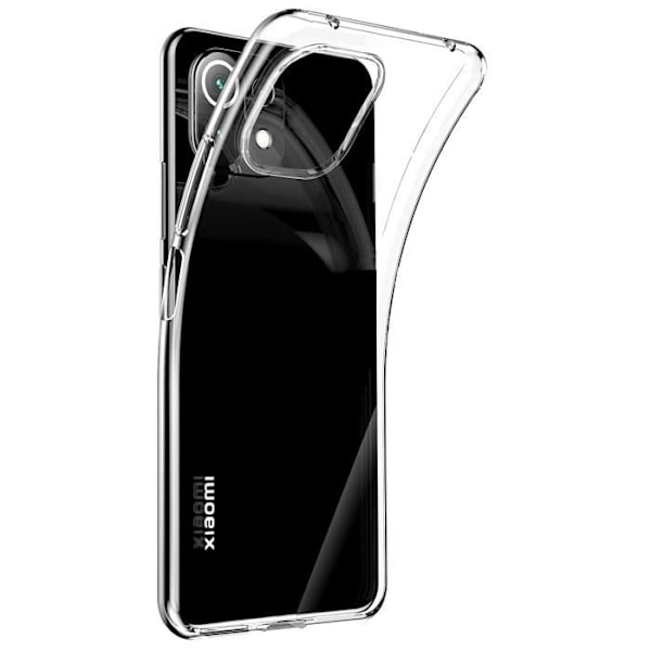 Fodral till Xiaomi MI 11 LITE - Ultratunt mjukt transparent TPU silikongel Phonillico® Transparent