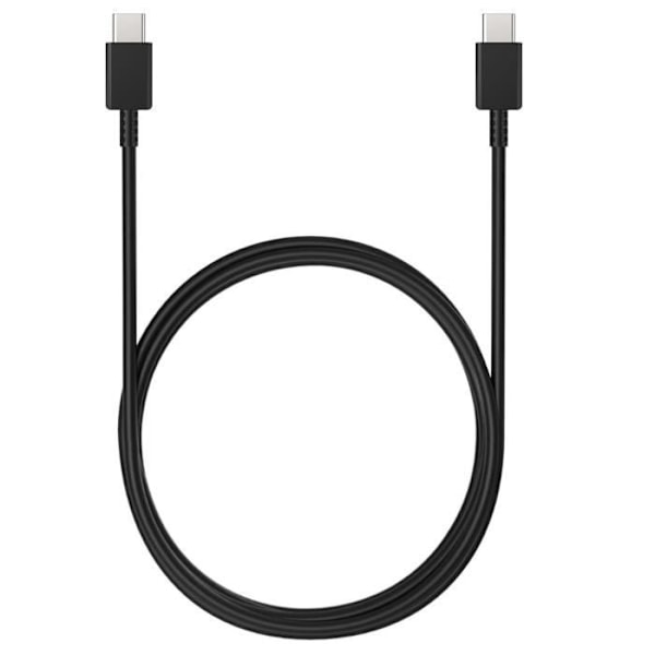 USB-C USB-C Kaapeli Musta 1m Samsung Galaxy A14 4G / A14 5G / A34 5G / A54 5G / S23 Phonillico® Svart