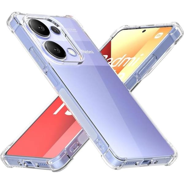 Fodral - Phonillico® - Xiaomi Redmi Note 13 Pro 4G - Stötsäker - Flexibel - Transparent Transparent
