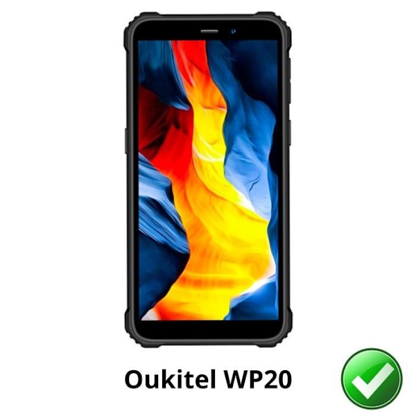 Skärm skydd - Phonillico - Oukitel WP20 - Pack 2 - Repellerande - Ultra tunn Transparent