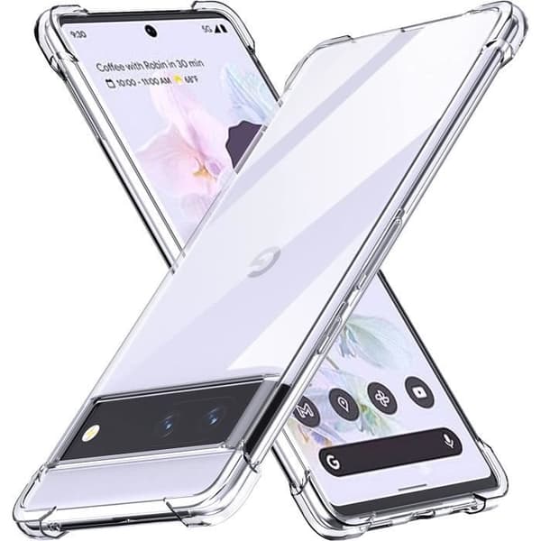 Coque til Google Pixel 7 - Stødabsorberende TPU Blød Transparent Phonillico® Transparent