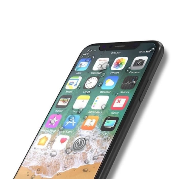 Verre Trempe [Yhteensopiva Apple iPhone X] [Pakkaus 3] Ultra Kestävä Näytön Suojalasi [Phonillico®]