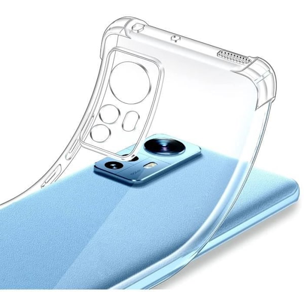 Kuori Xiaomi 12 - Xiaomi 12X - Iskunkestävä Suojus Pehmeä Läpinäkyvä Phonillico® Transparent