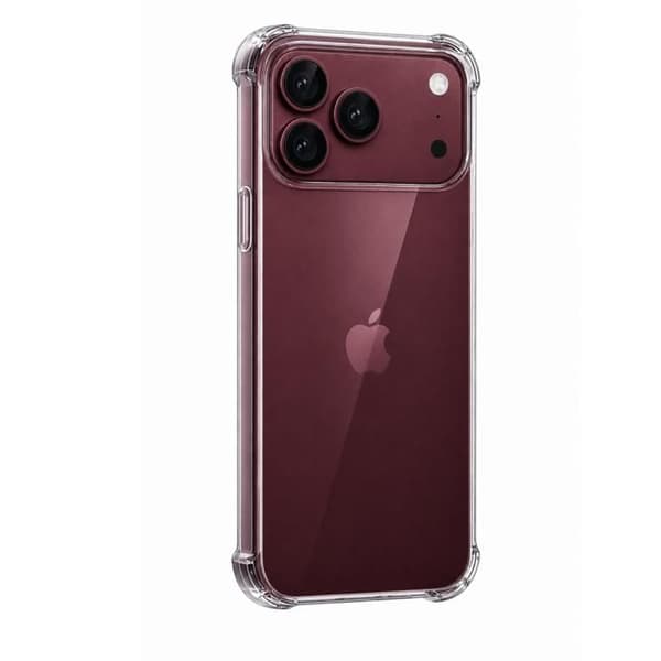 iPhone 18 PRO Cover - Stødabsorberende Beskyttelse Silikone Blød Transparent Phonillico® Transparent