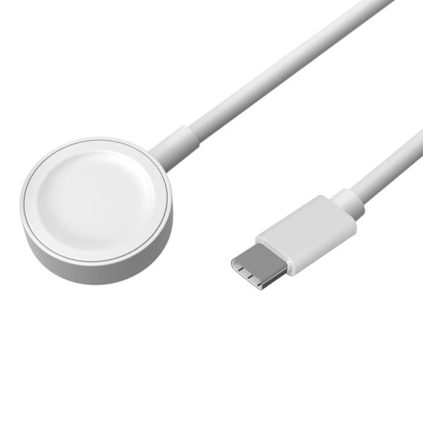 Kompatibel oplader til Watch Series Ultra/Series SE/Series 10/9/8/7/6/5/4/3/2/1 - USB-C kabel 1 meter opladning til smartwatch Phonillico® Vit