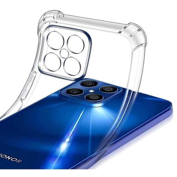 Coque til Honor X8 - Stødabsorberende Beskyttelse Silikone Blød Transparent Phonillico® Transparent