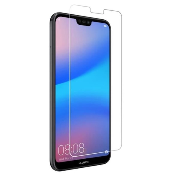 Skärmskydd - Phonillico® - HUAWEI P20 LITE - Härdat glas - Repbeständig - Transparent Transparent
