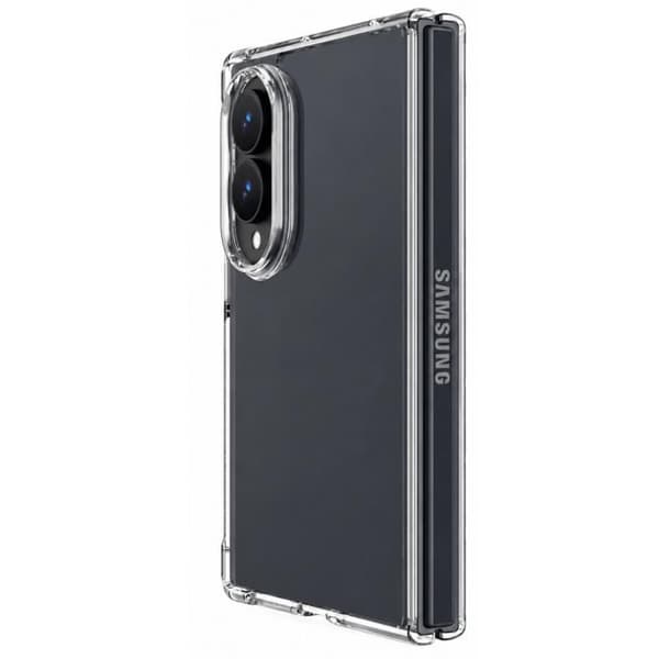 Cover til Samsung Galaxy Z FOLD 8 - Stødabsorberende Beskyttelse Hårdt Silikone Gennemsigtig Phonillico® Transparent
