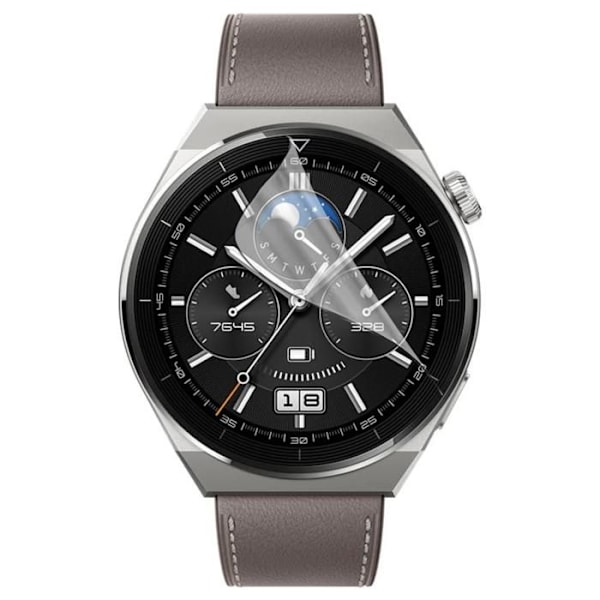 Näyttösuojus Huawei GT3 - 42mm [Pakkaus 6] Kestävä Ultra Ohut Muovinen Suojafilmi Phonillico Transparent