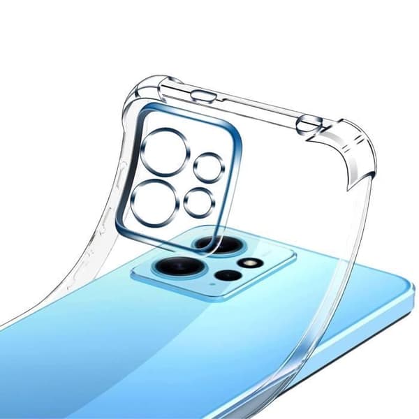 Coque til Xiaomi Redmi Note 12 4G - Stødabsorberende Beskyttelse TPU Blød Transparent Phonillico® Transparent