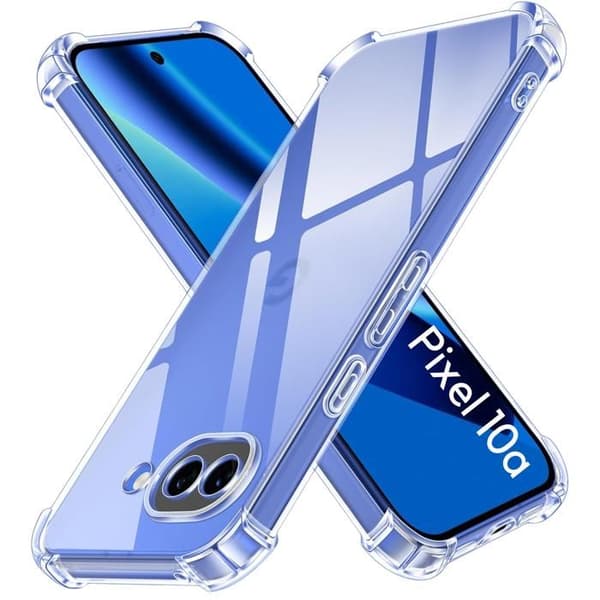 Cover til Google Pixel 10a - Stødabsorberende Beskyttelse TPU Blød Transparent Phonillico® Transparent