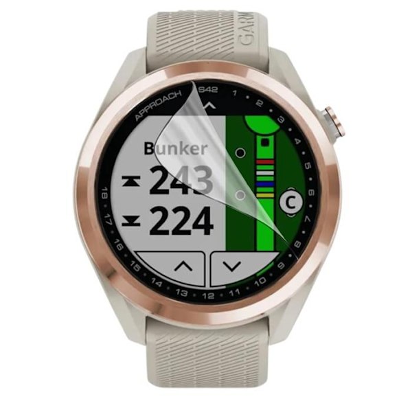 Skyddsskärm för Garmin Approach S42 [Pack 6] Ultratunn Skyddande Plastfilm Phonillico Transparent