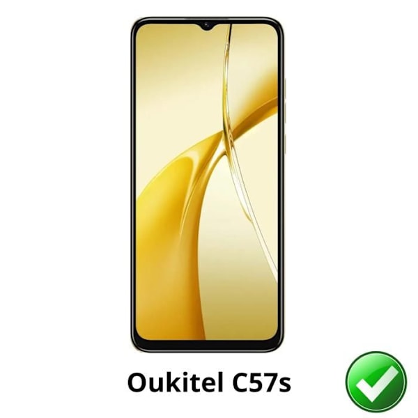 Skärmskydd för Oukitel C57s [Pack 2] Ultratin Hållbar Plastskydd Phonillico® Transparent