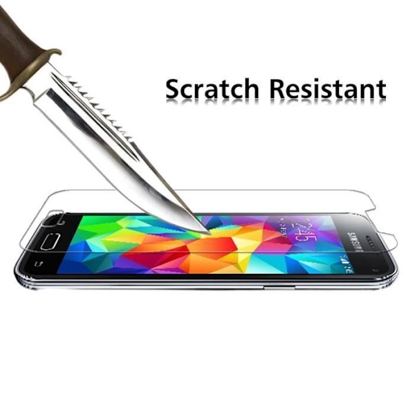 Härdat Glas för Samsung Galaxy S5 MINI - [Pack 3] Ultra Resistenta Skärmskydd Film [Phonillico®]