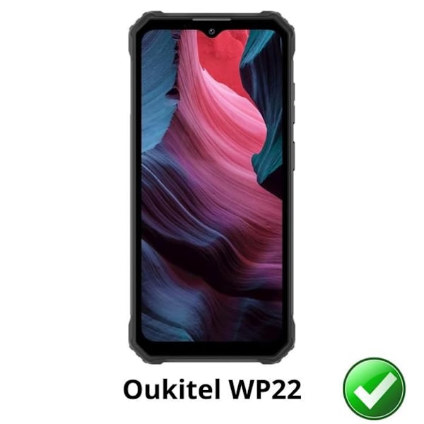 Skærmbeskyttelse - Phonillico - Oukitel WP22 - Pakke 2 - Ridsbestandig - Ultra tynd Transparent
