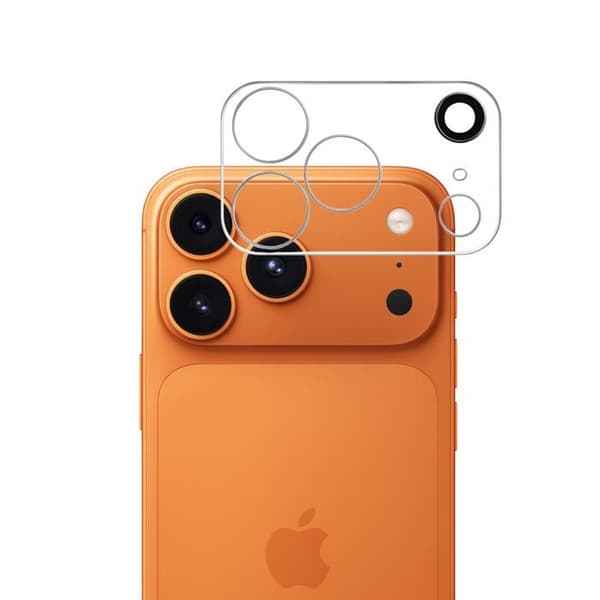 Skyddskamera för iPhone 17 PRO [2-pack] Härdat glas bakre kameraskydd Phonillico® Transparent
