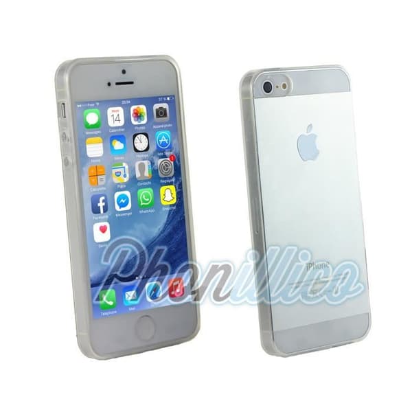 Etui - PHONILLICO - iPhone 5 - TPU Silikone - Ultra Slim - Transparent