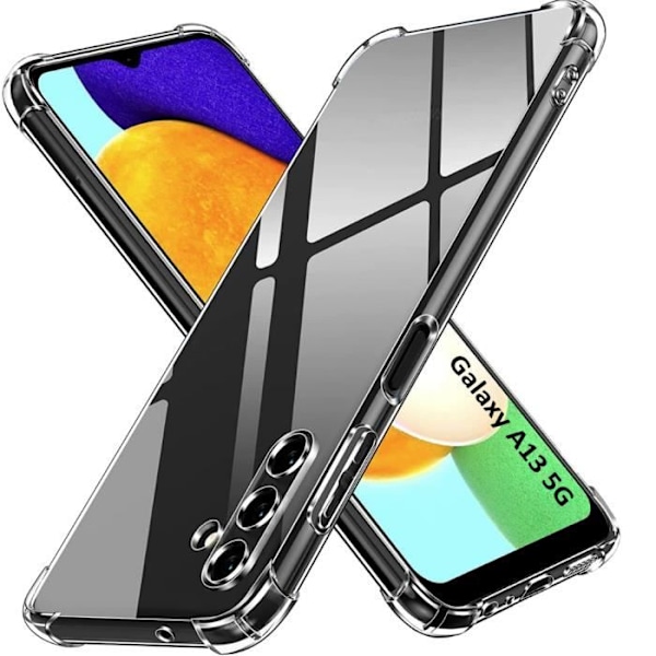 Coque - Phonillico® - Samsung Galaxy A13 5G - Silikon Soft - Ultra Slim - Stötsäker Transparent