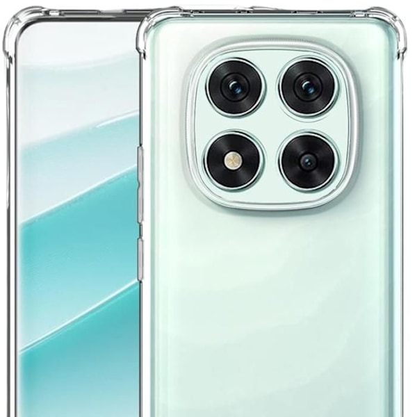 Skydd för Xiaomi Poco X7 5G - Phonillico® - Stötabsorberande - Mjuk - Transparent - Plastik Transparent