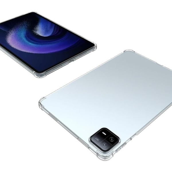 Coque + 2 Dämpade Glas - Phonillico - Xiaomi Pad 6 / Pad 6 Pro - Stötsäker - Transparent - Silikon