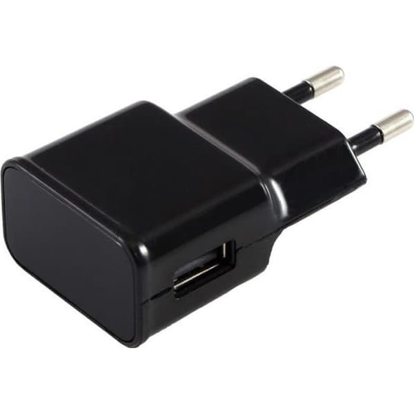 Lader - Phonillico® - Kompatibel med Samsung Galaxy A3-A5-A8-A9 (2017-2018) - Micro USB - 2A - Sort Svart