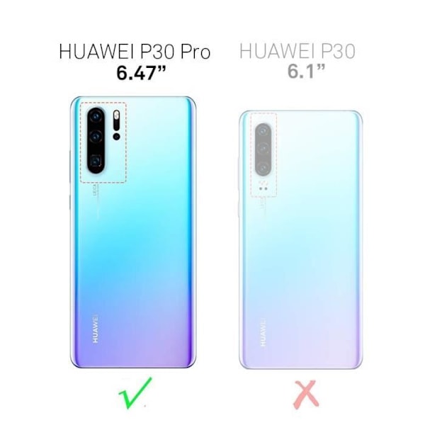 Coque Huawei P30 PRO - Gel TPU Läpinäkyvä Pehmeä Silikoni Iskunkestävä [Phonillico®]