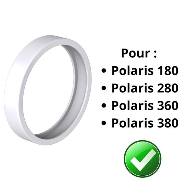 Tillbehör för pool - Polaris - Set med 3 däck - Gummi - Kompatibel med modellerna 180/280/360/380