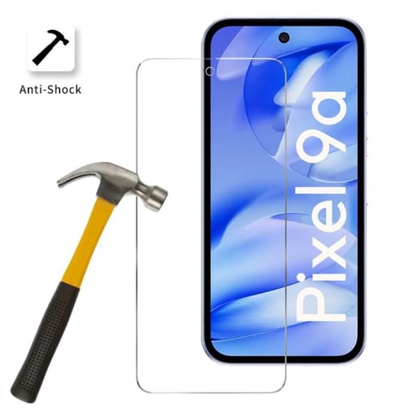 Temperoidut lasit Google Pixel 9a:lle [Paketti 4] Näytönsuojakalvo Phonillico® Transparent