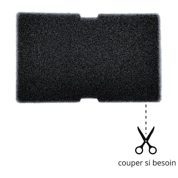 Filter - Beko - 2964840100 - Set of 2 - Compatible Tumble Dryer - Black