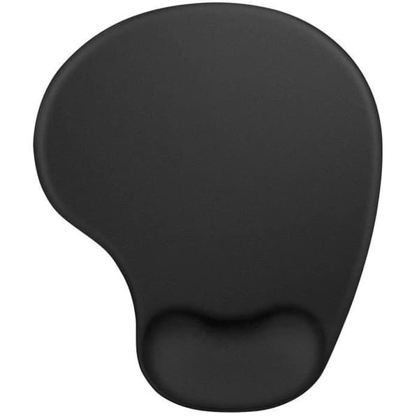 Ergonomisk Musemåtte - Phonillico® - Gel Håndledsstøtte - Skridsikker - Sort - Gummi