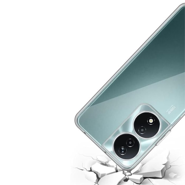 Coque - Phonillico - Honor 90 Smart 5G - Silikon Gel TPU - Mjuk Skydd - Ultra Tunn Transparent