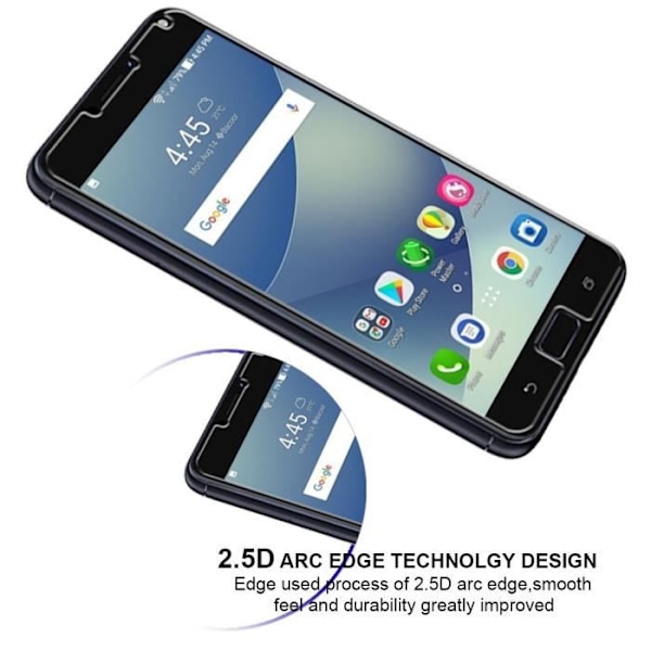 Film Vitre Beskyttelse Skærm - Phonillico® - ASUS ZENFONE 4 MAX PRO - Valgfri Glas - 5,5" - Krystallsikker