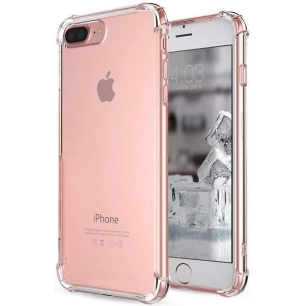 [Kompatibel Apple iPhone 7 PLUS] Stötsäker Transparent Silikonhölje [Phonillico®] Transparent