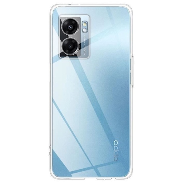 Coque Oppo A77 5G - Silikoni TPU Läpinäkyvä Pehmeä Ohut Phonillico® Transparent