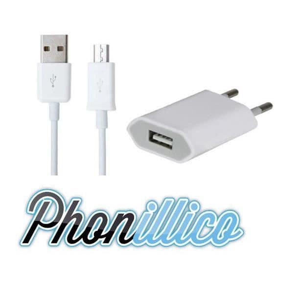 Nätadapter - Sony - Xperia E - Snabbladdning - USB - Vit
