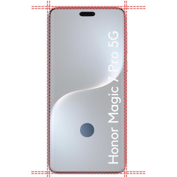 Hærdet Glas - Phonillico® - Honor Magic 7 Pro 5G - Pakke med 4 - Ridsebestandig - Skærmbeskyttelse Transparent