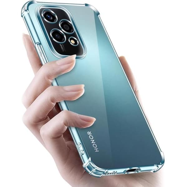 Coque til Honor 200 Lite 5G - Stødabsorberende Beskyttelse TPU Blød Transparent Phonillico Transparent
