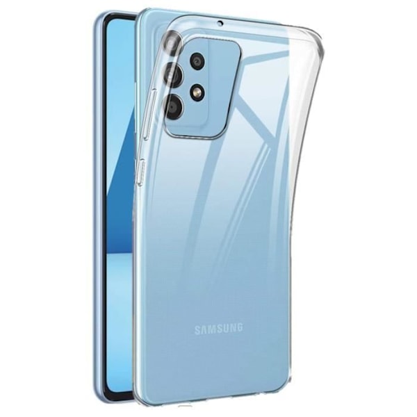Skal till Samsung Galaxy A23 - Silikongel TPU Transparent Skydd Mjukt Ultratunt Phonillico® Transparent