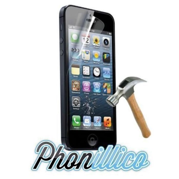 Vitre yhteensopiva iPhone 5C -Lasi Näytön Suojakalvo Phonillico® Transparent