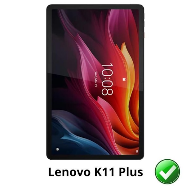 Skärmskydd för Lenovo K11 Plus [Pack 2] Ultra Tunt Plastskydd Motståndskraftigt Phonillico®