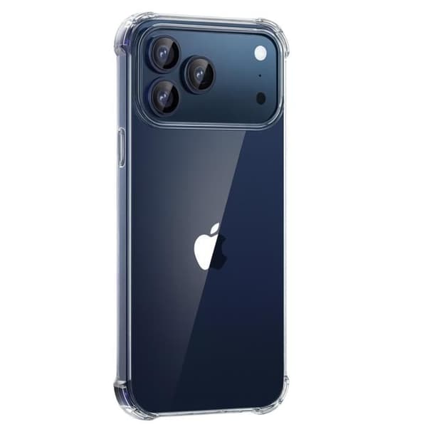 Coque til iPhone 17 PRO MAX - Stødabsorberende Beskyttelse Silikone Blød Transparent Phonillico® Transparent