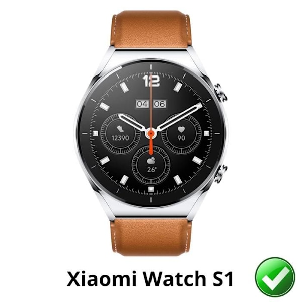 Skyddsskydd för Xiaomi Watch S1 [Pack 6] Ultra Tunn Plastfilm Skyddande Phonillico Transparent