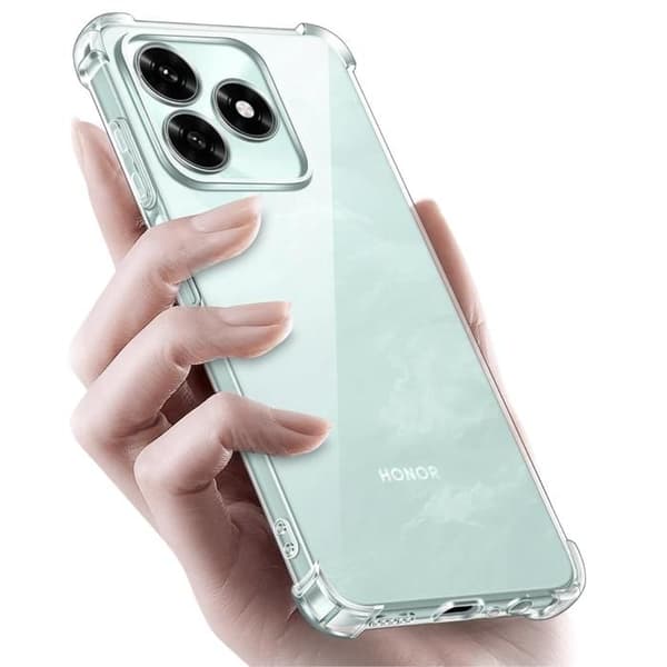 Fodral för Honor X5c Plus - Stötsäker Transparent TPU Skydd Phonillico® Transparent