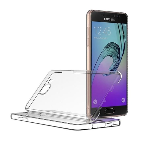 Skal till Samsung Galaxy A5 2016 A510 - Transparent TPU Gelskal Heltäckande Framsida Baksida Mjukt Silikon Phonillico® Transparent