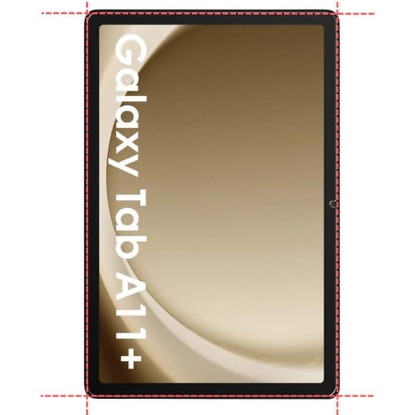 Coque + 2 hærdede glas til Samsung Galaxy Tab A11 PLUS - Stødabsorberende Transparent Beskyttelse Phonillico® Transparent