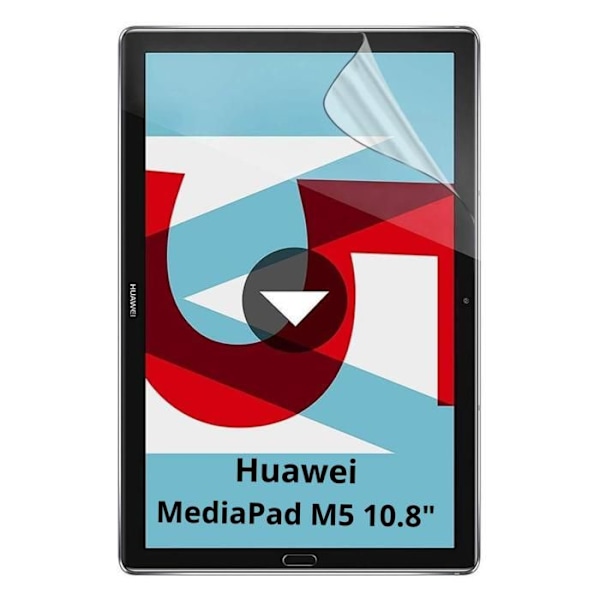 Näytönsuojus - Phonillico - Huawei MediaPad M5 10 - Pakkaus 2 - Naarmuuntumisenkestävä - Ultra ohut