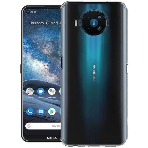 Coque - PHONILLICO - Nokia 8.3 - Silikoonigeeli TPU - Läbipaistev - Üliõhuke Transparent