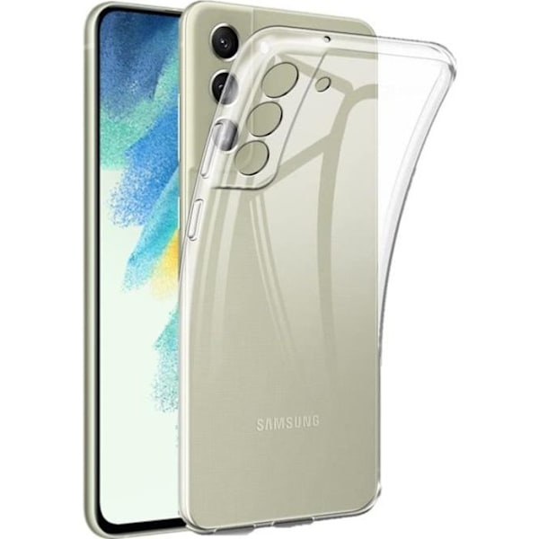 Coque Samsung S21 FE 5G - Silikoni Geeli TPU Läpinäkyvä Suoja Pehmeä Erittäin Ohut Phonillico® Transparent